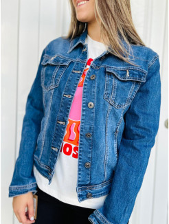 CHAQUETA  denim recta