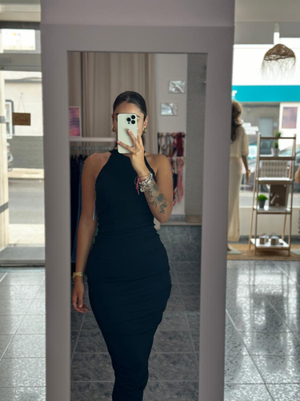VESTIDO canale fruncido
